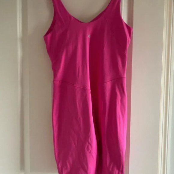 Lululemon Align Bodysuit 8" Sonic Pink ONSIE Size 10 - NEW! - Picture 6 of 15